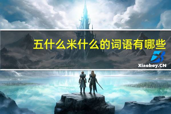 五什么米什么的词语有哪些?