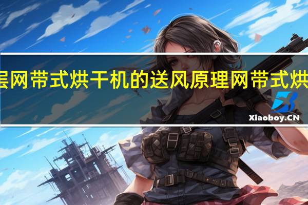 五层网带式烘干机的送风原理 网带式烘干机厂家