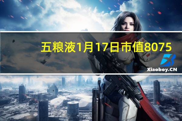 五粮液1月17日市值8075.3亿，股票行情怎么样