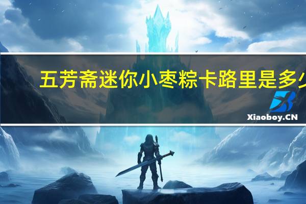 五芳斋迷你小枣粽卡路里是多少
