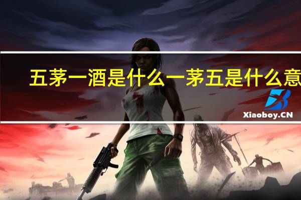 五茅一酒是什么 一茅五是什么意思
