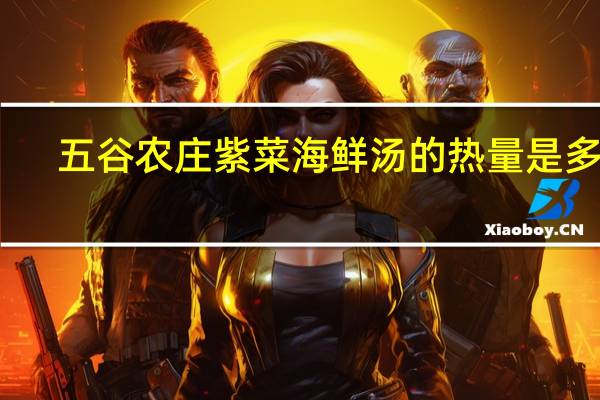 五谷农庄 紫菜海鲜汤的热量是多少