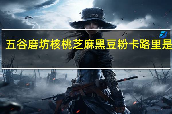 五谷磨坊 核桃芝麻黑豆粉卡路里是多少