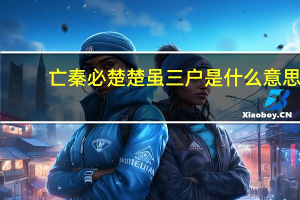 亡秦必楚楚虽三户是什么意思（亡秦必楚）