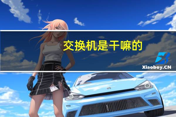 交换机是干嘛的（交换机是干嘛用的）