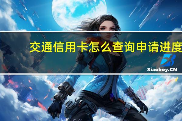 交通信用卡怎么查询申请进度(交通信用卡怎么查询申请进度?)
