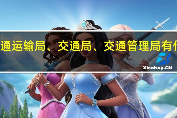 交通运输局、交通局、交通管理局有什么区别