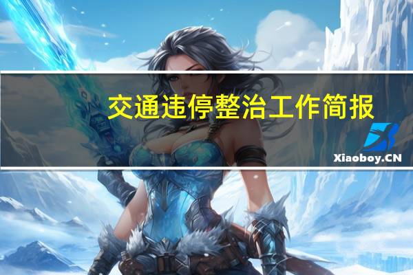 交通违停整治工作简报（交通违章16363是什么意思）