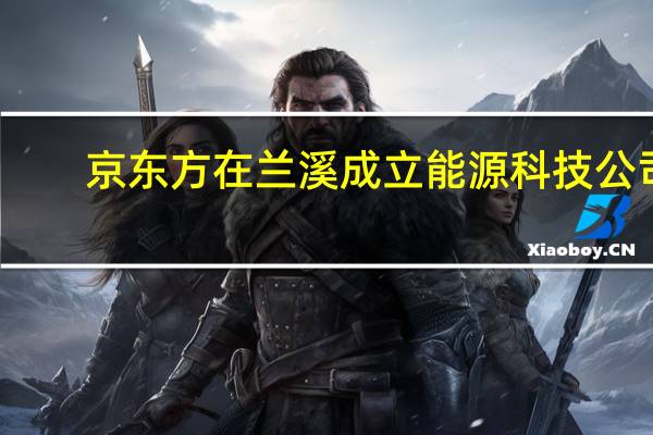 京东方在兰溪成立能源科技公司