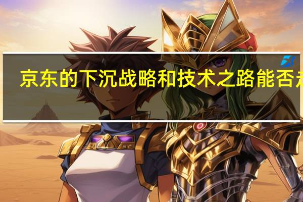 京东的下沉战略和技术之路能否走通