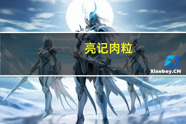 亮记肉粒(香辣味)的热量是多少