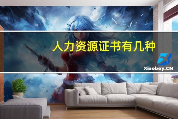 人力资源证书有几种