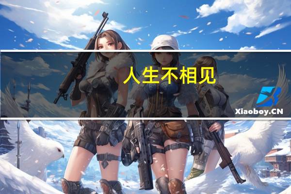人生不相见,动如参与商什么意思