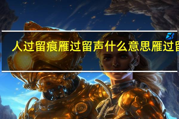 人过留痕雁过留声什么意思 雁过留声(兄妹骨科)