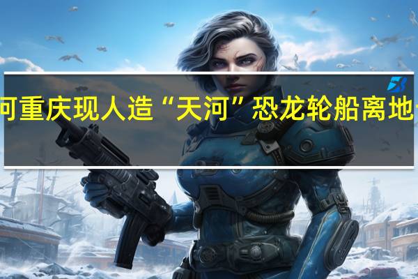 人造天河 重庆现人造“天河” 恐龙轮船离地十米高空对峙