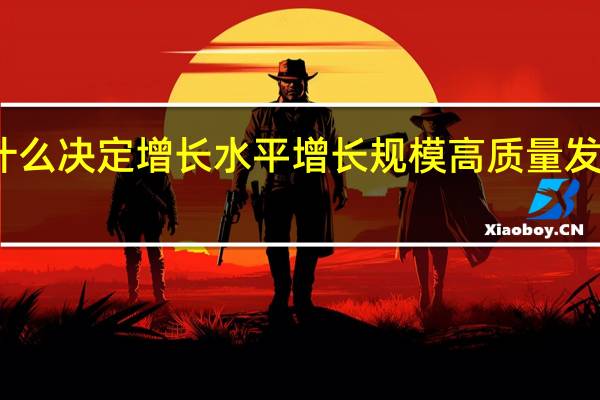 什么决定增长水平增长规模高质量发展需求