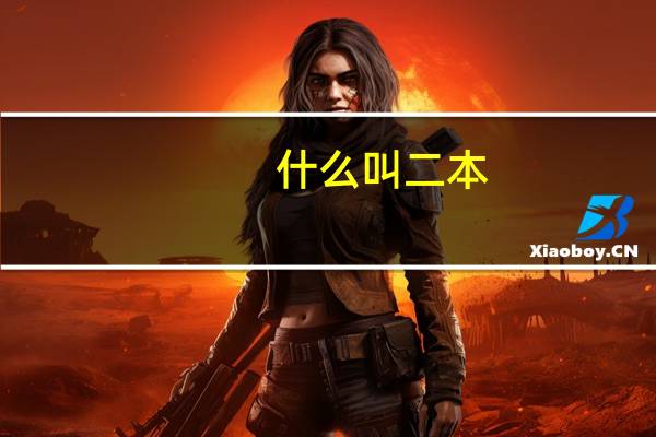 什么叫二本