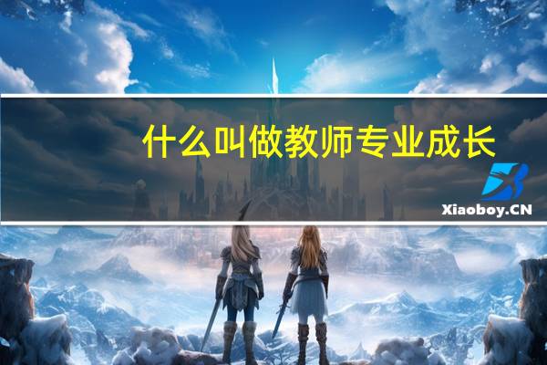 什么叫做教师专业成长