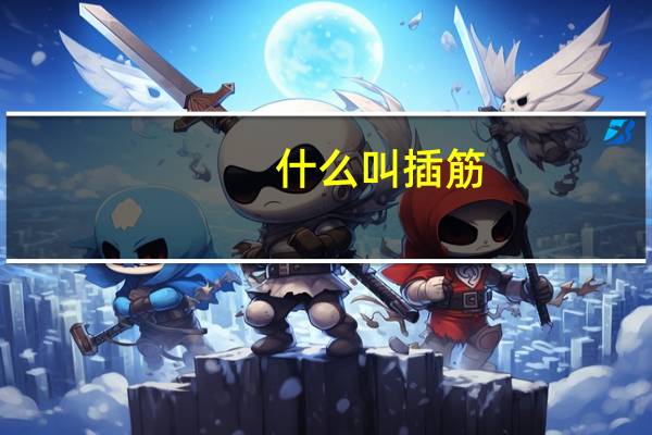 什么叫插筋
