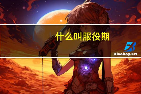 什么叫服役期