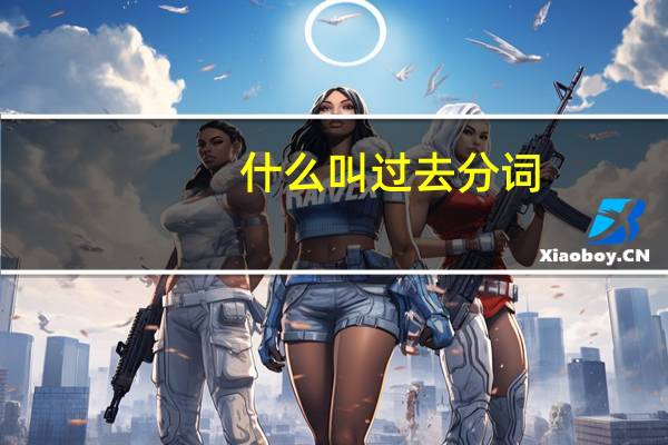 什么叫过去分词