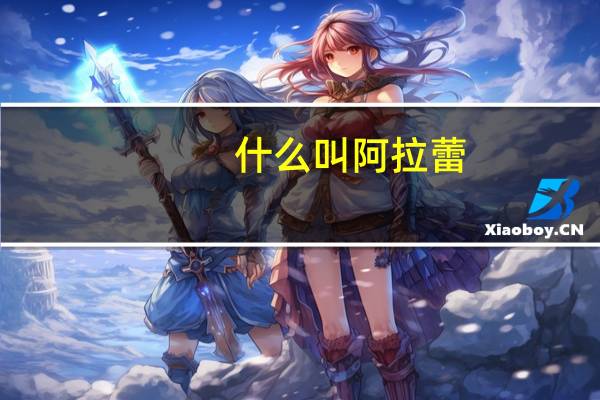 什么叫阿拉蕾（阿拉蕾是什么意思）