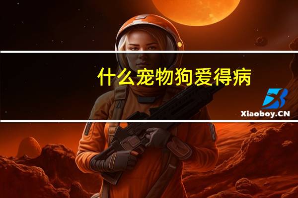 什么宠物狗爱得病