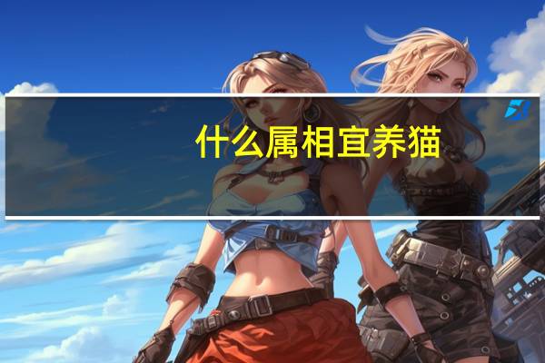 什么属相宜养猫