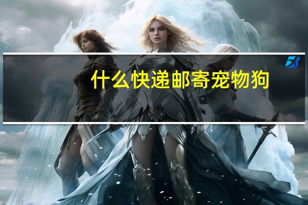 什么快递邮寄宠物狗