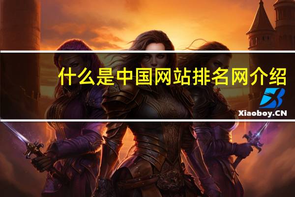 什么是中国网站排名网介绍