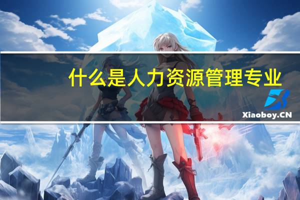 什么是人力资源管理专业