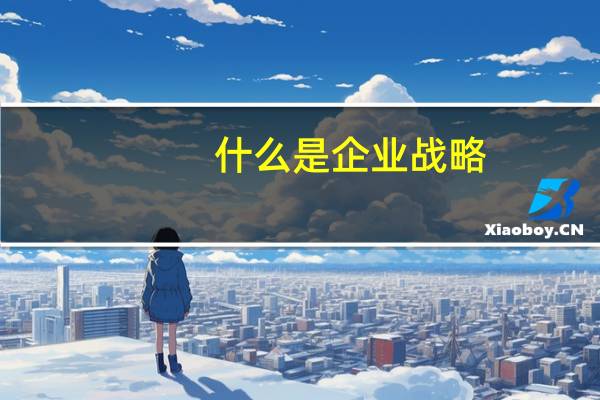 什么是企业战略