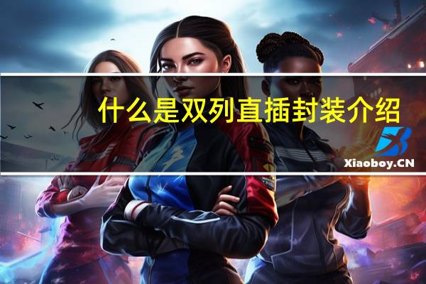 什么是双列直插封装介绍