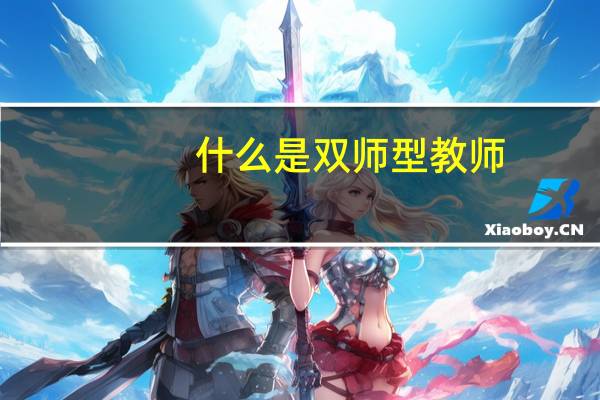 什么是双师型教师