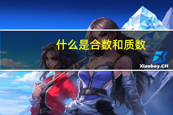 什么是合数和质数