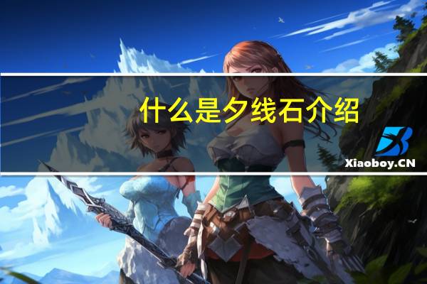 什么是夕线石介绍