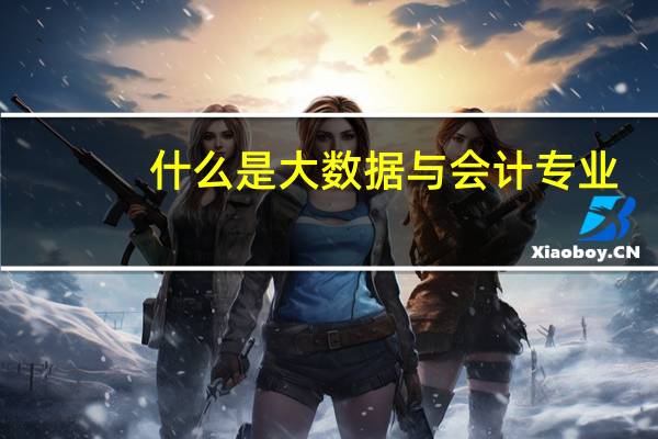 什么是大数据与会计专业