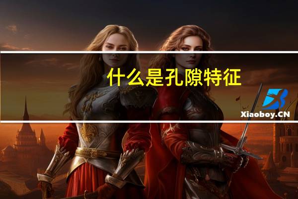 什么是孔隙特征（孔隙性简介）