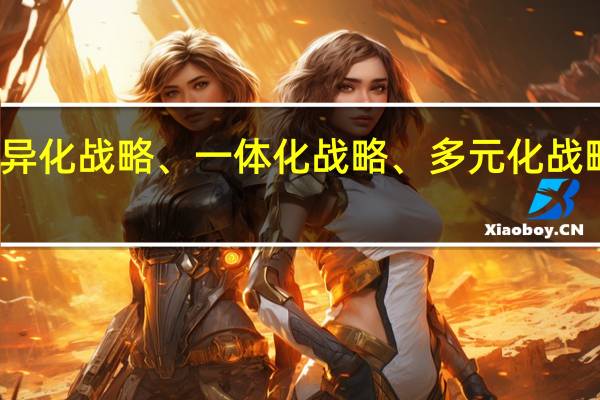 什么是差异化战略、一体化战略、多元化战略、全球化战略