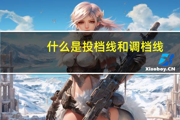 什么是投档线和调档线