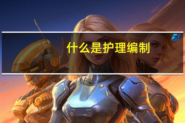 什么是护理编制