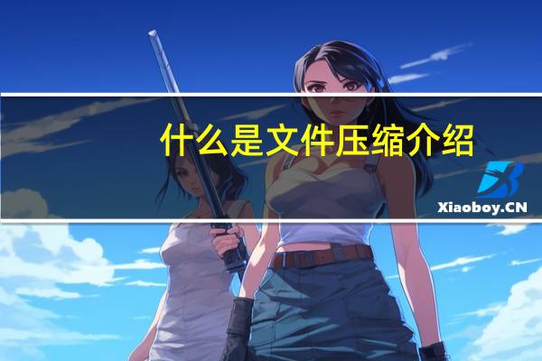 什么是文件压缩介绍