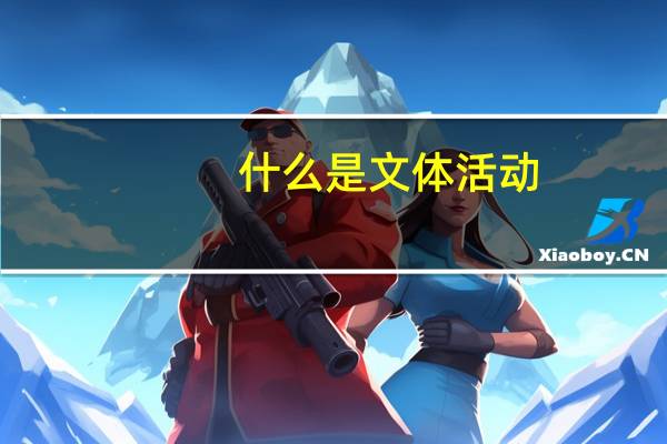 什么是文体活动