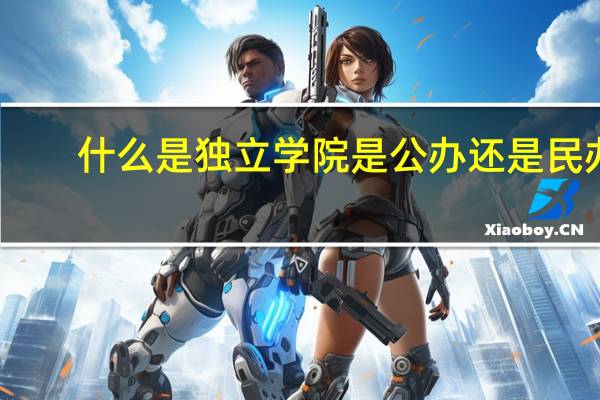 什么是独立学院是公办还是民办