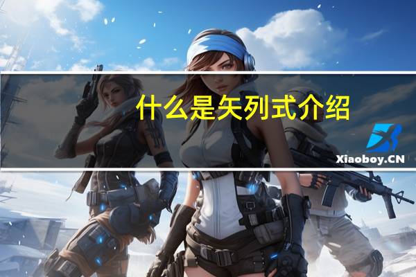 什么是矢列式介绍