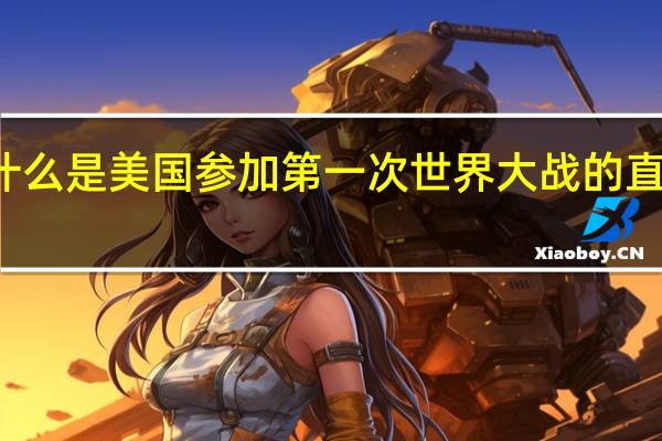 什么是美国参加第一次世界大战的直接原因（在第一次世界大战前期 美国对战争持什么态度）
