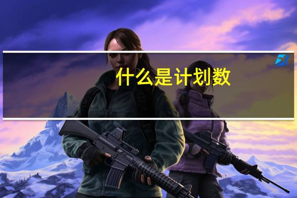 什么是计划数