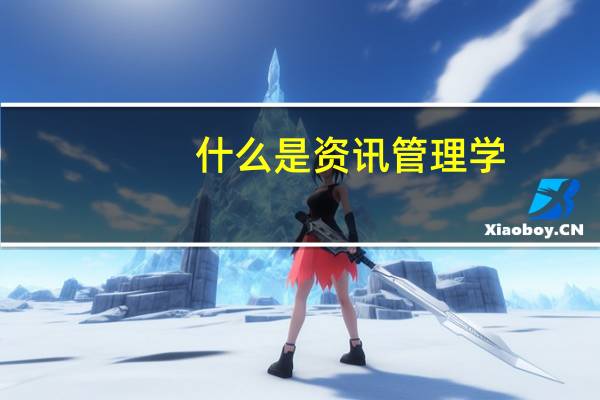 什么是资讯管理学