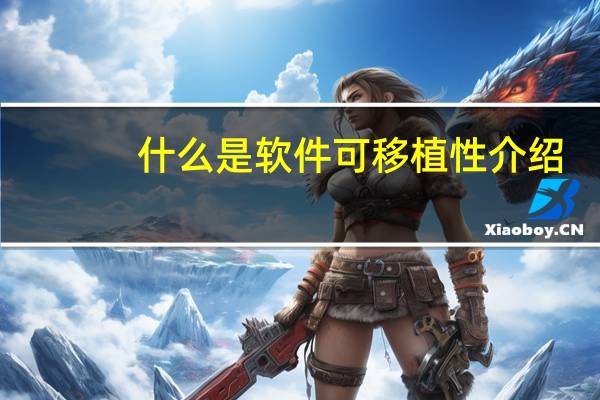 什么是软件可移植性介绍