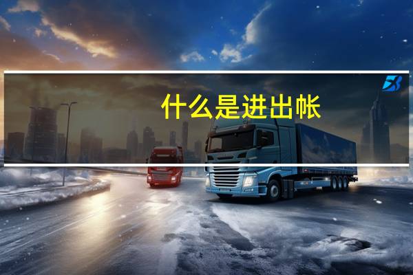 什么是进出帐.要怎么做
